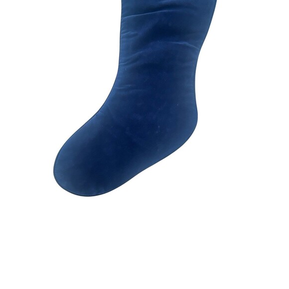 Lands' End Needlepoint Christmas Stocking Dogs Pet Wool Monogram Fast Shipping - Picture 6 of 10